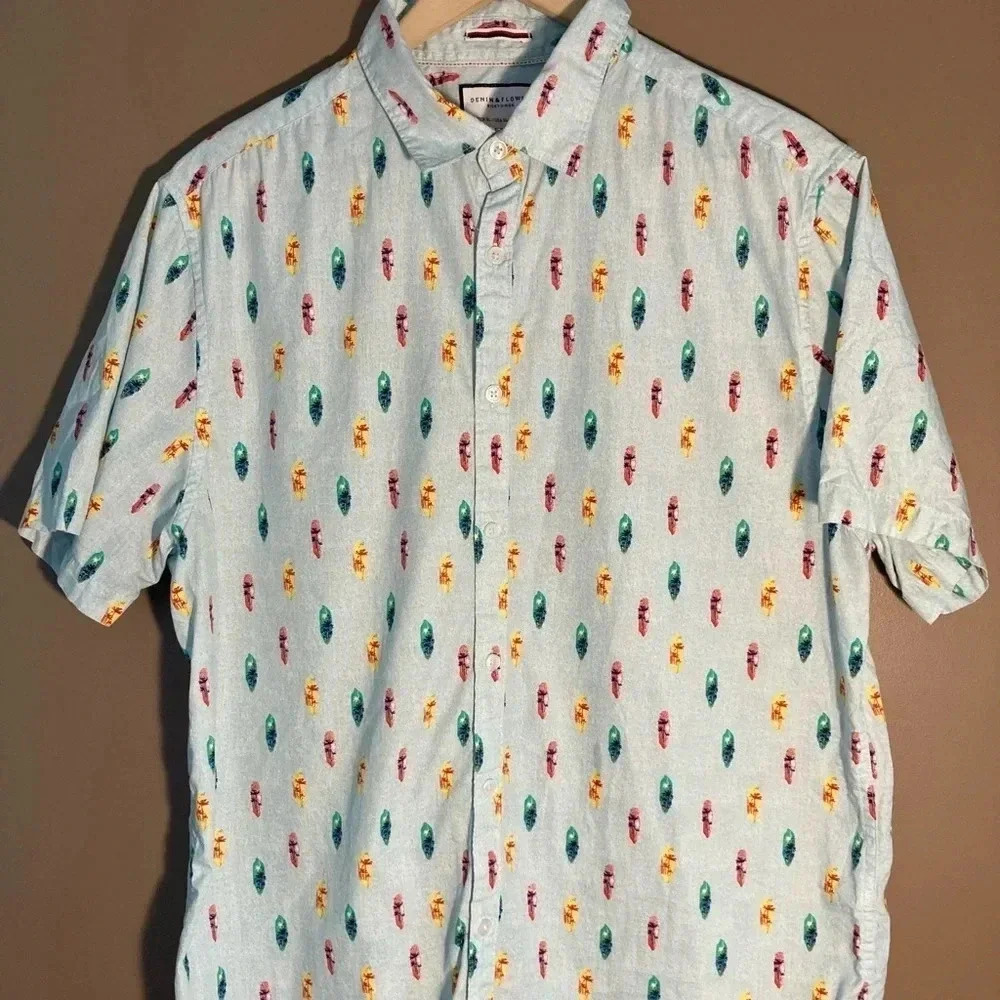 Denim & Flower 🏄‍♀️ 🏄‍♂️ 🏄🏻 surf boards  shirt